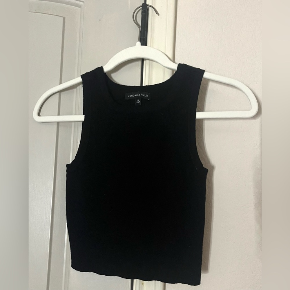 Kendall & Kylie - Black Sweater Tank